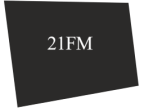 Logotipo de 21 FM
