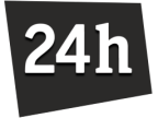 Logotipo de 24 Horas