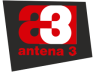 Logotipo de Antena 3 entre Diciembre/1989 y Septiembre/1992