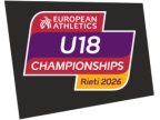 Logotipo de Europeo Sub18 de Atletismo 2026