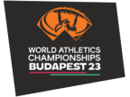 Logotipo de Mundial de Atletismo 2023 Budapest