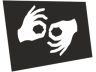 Intérprete de signos para sordos