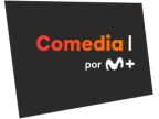 Logotipo de Comedia por M+
