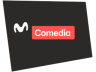 Logotipo de Movistar Comedia entre Agosto/2016 y Enero/2022