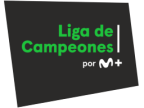 Logotipo de Liga de Campeones por M+
