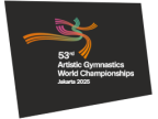 Logotipo de Mundial Gimnasia Artística 2025