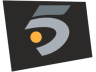 Logotipo de Telecinco entre Septiembre/2001 y Septiembre/2003