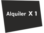 Logotipo de Alquiler X