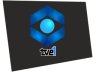 Logotipo de TVE 1 entre Junio/1982 y Septiembre/1989