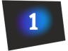 Logotipo de La 1 entre Agosto/2008 y Enero/2025