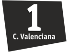 Logotipo de La 1 Com. Valenciana