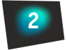 Logotipo de La 2 entre Agosto/2008 y Enero/2025