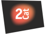 Logotipo de La 2 Cat entre Octubre/2025 y Enero/2026