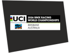 Logotipo de UCI Mundial BMX Racing 2026